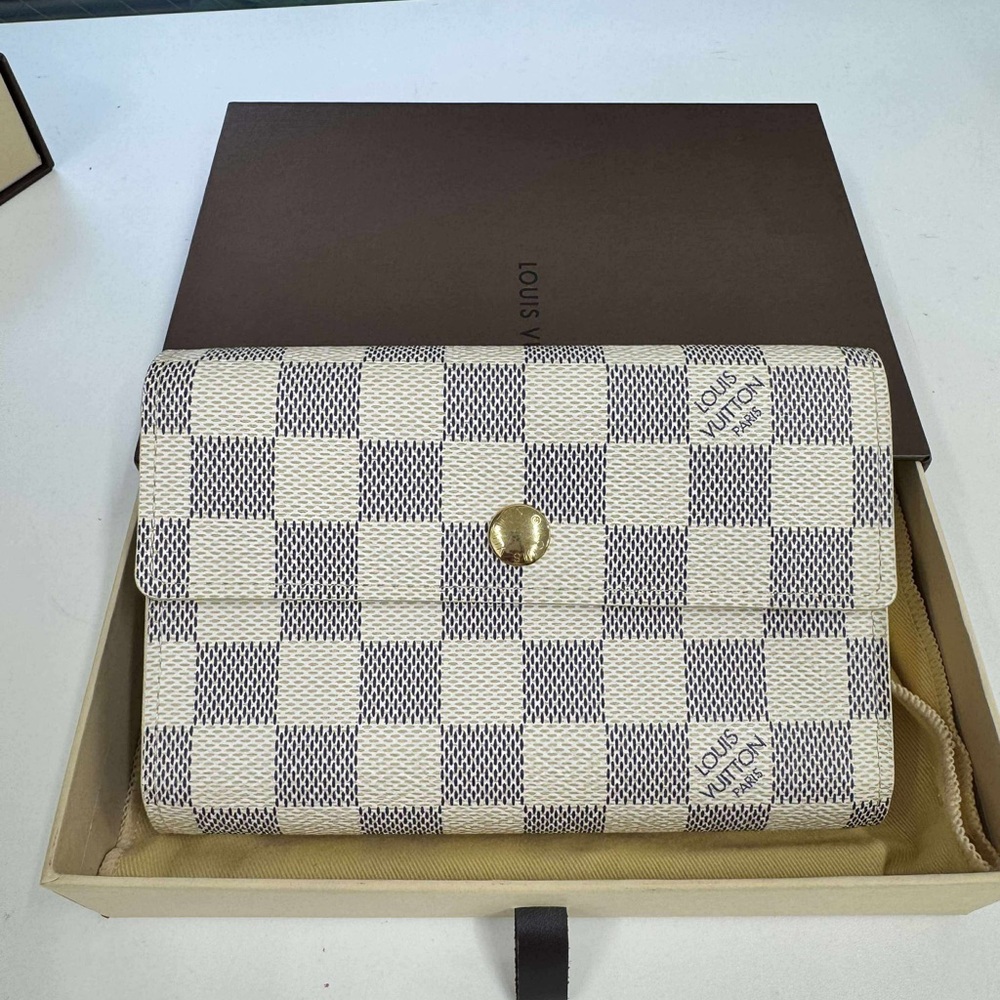 Louis Vuitton Alexandra Damier Azur Wallet